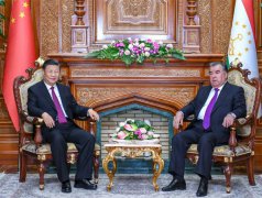 新濠天地网站习近平同塔吉克斯坦总统会谈